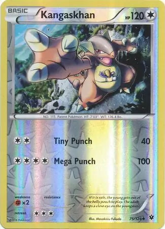 Fates Collide Kangaskhan #75/124 reverse holo